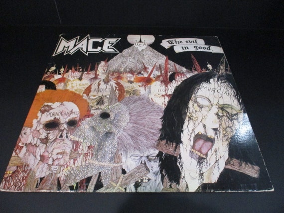 Vintage 1988 Vinyl LP Record Thrash Rock The Evil In Good Mace Excellent Condition 68140