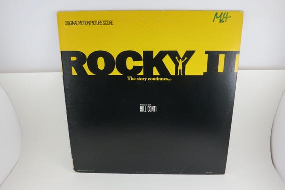 Vintage Rocky II Soundtrack Vinyl LP Record (1979)