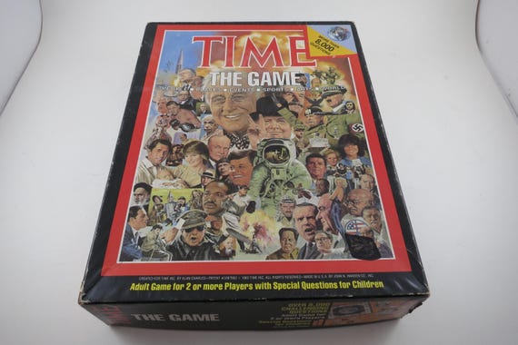 Vintage 1983 Hansen Bookshelf Time The Game 100% Complete