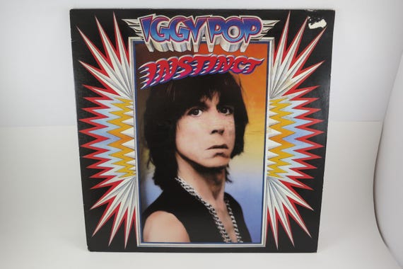 Vintage 1988 Vinyl LP Record Instinct Iggy Pop Excellent Condition 71524