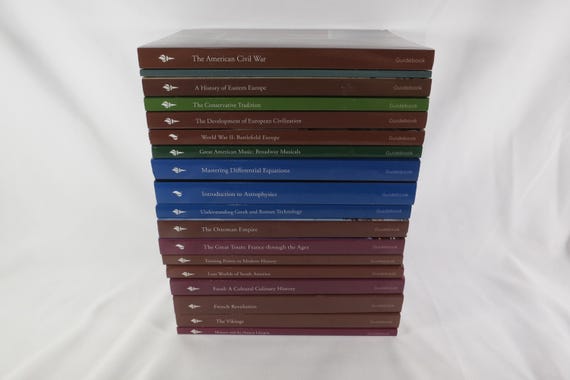 The Courses Guidebooks: History, Science, Culture (Sold Individually)