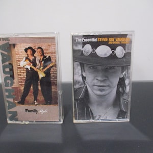 Vintage Stevie Ray Vaughan Cassette Tape - 1980s Rock Music