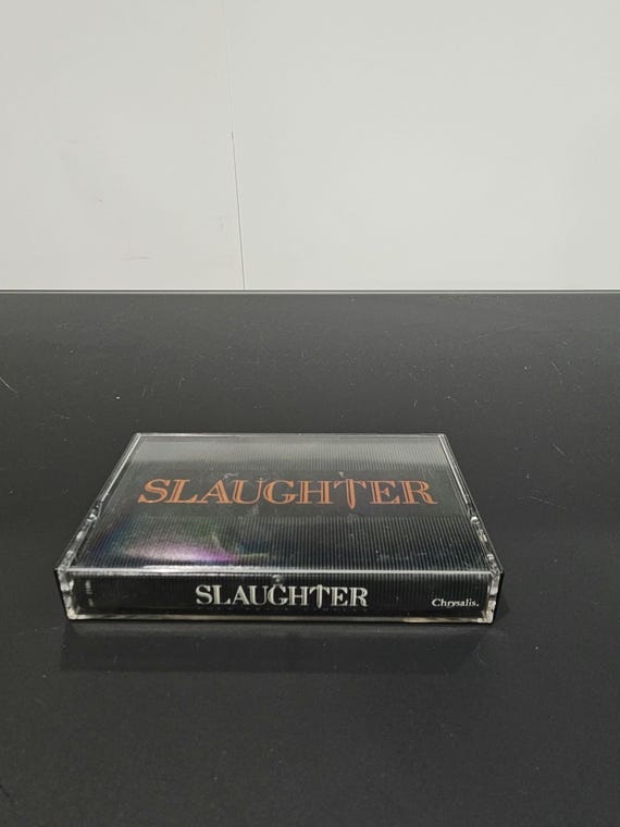 Vintage 1989 Cassette Tape Slaughter Four Track Sampler Promo Cassette for Stick It To Ya