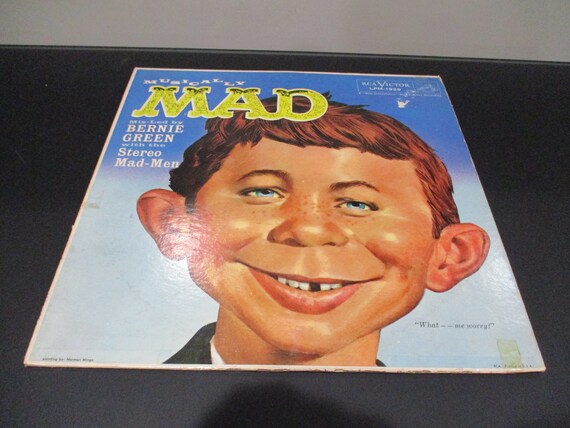Vintage 1959 Vinyl LP Record Bernie Green Stereo Mad Men Musically Mad Very Good Plus Condition 65654