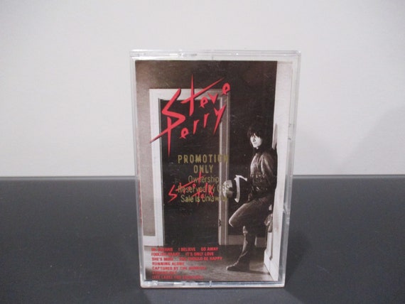 Vintage 1980's Steve Perry (Journey) Cassette Tape Street Talk Promo Pressing