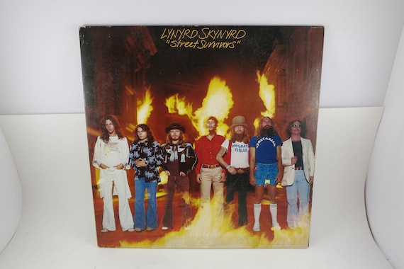 Vintage 1977 Vinyl LP Record Lynyrd Skynyrd Street Survivors Excellent Condition Original Flames Cover 71332