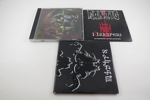 Vintage Danzig CDs Thrall-Demonsweatlive I Luciferi Danzig 4P