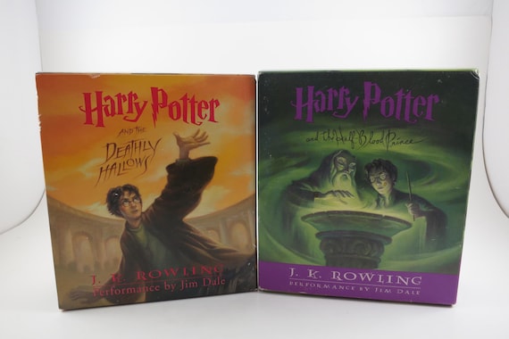 Pair of Harry Potter Books On CD The Deathly Hallows and The Half Blood Prince