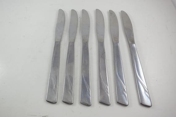 Oneida Oceanic Stainless Knives, Set of 6
