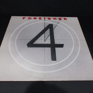 Vintage 1981 Vinyl LP Record Foreigner 4 Four Excellent Condition