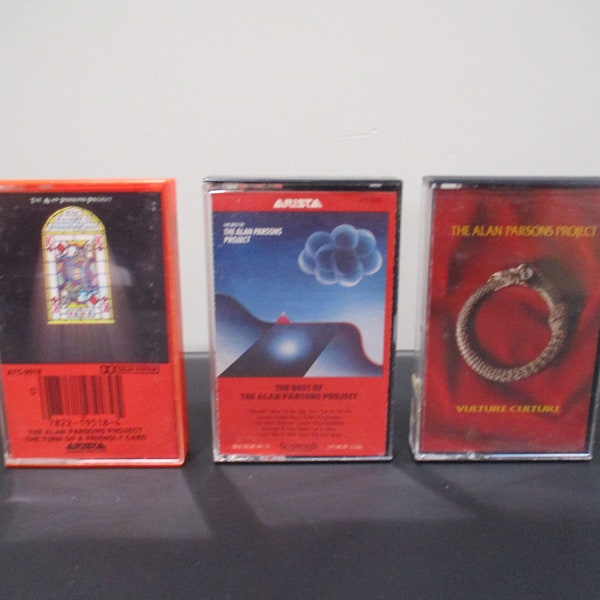 Vintage 1980's Alan Parson's Project Cassette Tapes Excellent Condition Eye In the Sky Turn of A Friendly Card Best of Sold Individually