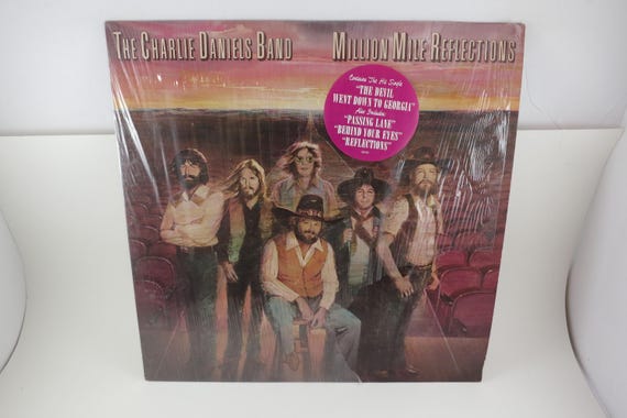 Vintage 1979 Charlie Daniels Band Vinyl LP: Million Mile Reflections Shrink Hype EX+