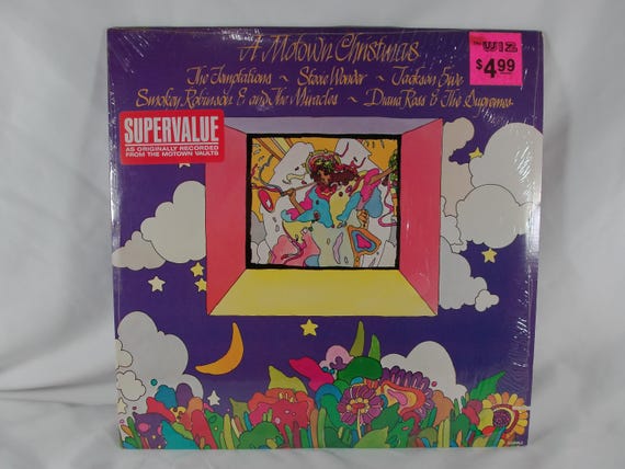 1981 Vinyl LP Record Set A Motown Christmas Temptations Stevie Wonder Jacksons In Shrink EX+