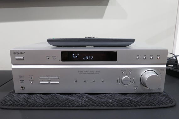 Vintage 2001 Sony STR-K660P AM/FM Stereo Receiver Silver Retro Look