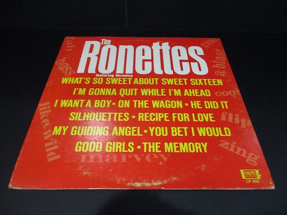 Vintage 1965 The Ronettes Vinyl LP: Original Gold Label Mono Pressing