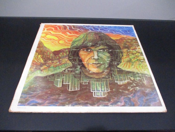 Vintage 1969 Vinyl LP Record Neil Young Self Titled Gatefold Cover Excellent Condition Original Pressing Two Tone Label No Name Cover 67532