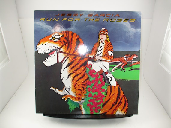 Vintage 1982 Vinyl LP Record Run for the Roses Jerry Garcia Grateful Dead Near Mint Condition German Pressing 69664