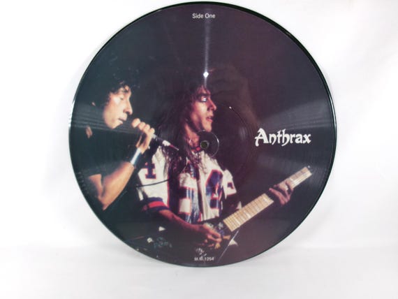 1987 Anthrax Interview Limited Edition Picture Disc Vinyl Record NM