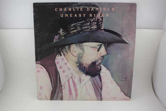 Vintage 1983 Vinyl LP Record Charlie Daniels Uneasy Rider EX
