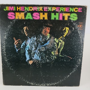 Vintage 1973 Vinyl LP Record The Jimi Hendrix Experience Smash Hits Excellent Condition 71759