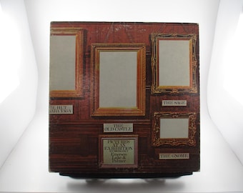 Vintage 1972 Emerson Lake Palmer Vinyl LP: Pictures At An Exhibition, Japanese Pressing