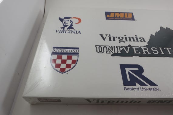 Vintage Board Game Virginia Universityopoly Late for the Sky Productions Virginia Univ Themed Monopoly UVA VT Richmond Still Sealed NOS