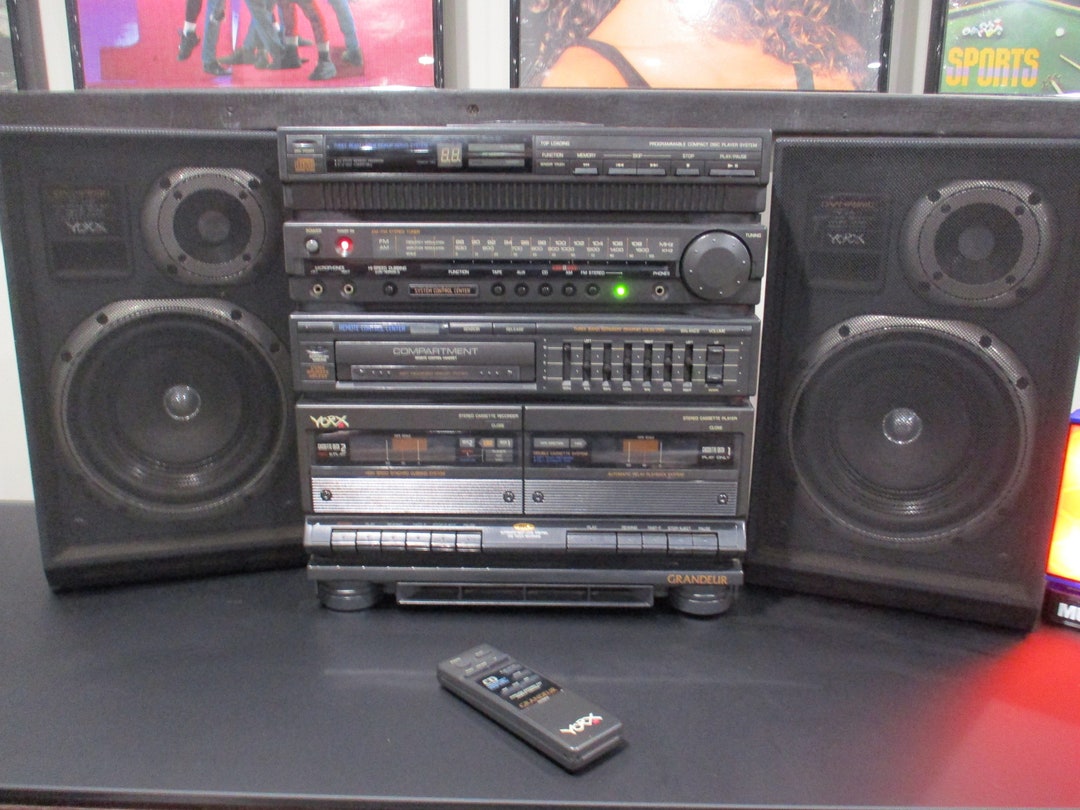 Vintage 1990 Yorx Grandeur Programmable Home Stereo Model 2307 Etsy