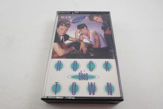 Vintage 1990 Cassette Tape Rock This Town Best of the Stray Cats