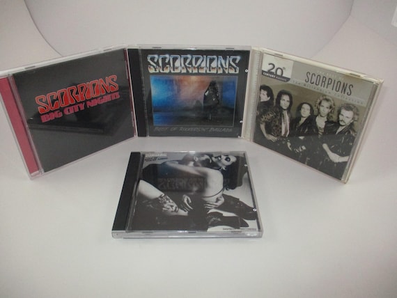 CD 80's/90's Scorpions CD's Best Rockers N Ballads Big City Nights Love At First Sting Best Of Sold Individually