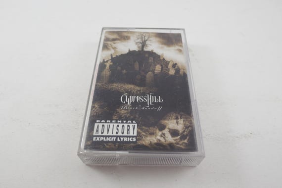 Vintage 1993 Hip Hop Cassette Tape Black Sunday Cypress Hill Original Release