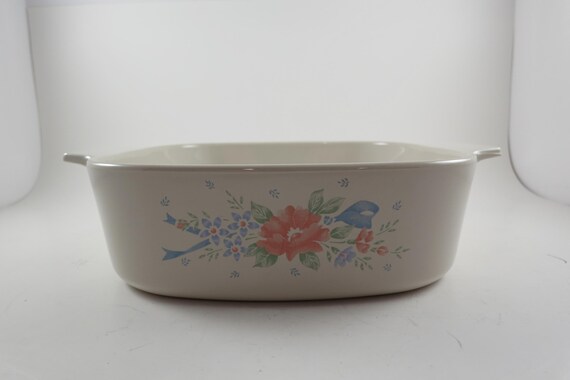 1990-1994 Corning A-2-B Beige Symphony Pattern 2 Liter Saucepan Excellent Condition