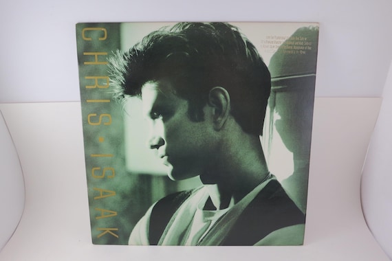 Vintage 1987 Vinyl LP Record Chris Isaak Self Titled Excellent Condition Promo Copy 71573