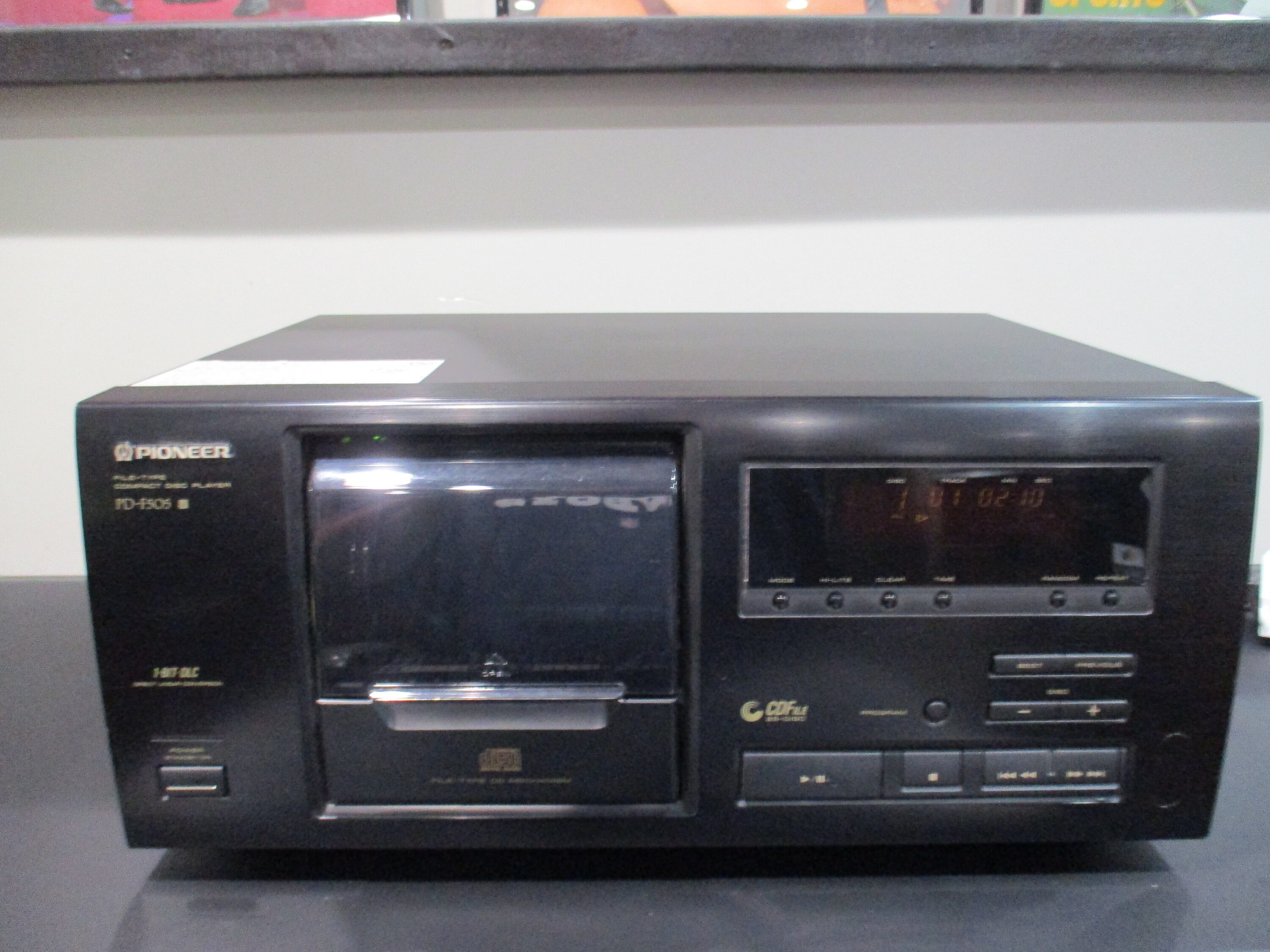 Vintage 1996 Pioneer PD-F505 25 Disc CD Changer Mini Jukebox CD