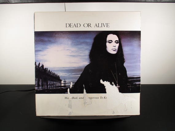 Vintage 1986 Vinyl LP Record Mad, Bad and Dangerous to Know Dead or Alive Excellent Condition Poor Cover 69473
