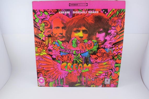 Vintage 1967 Cream Disraeli Gears Vinyl LP: Original Stereo Pressing