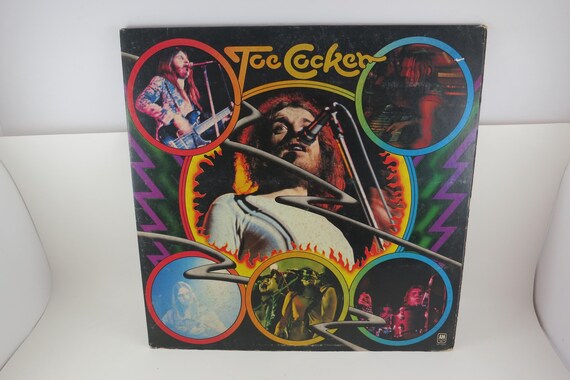 Vintage 1972 Joe Cocker LP Vinyl Record, Brown Label