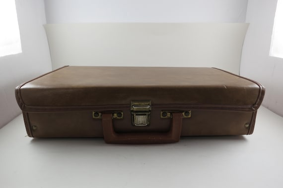 Vintage 1980s Faux Leather Cassette Case: Holds 24 Tapes