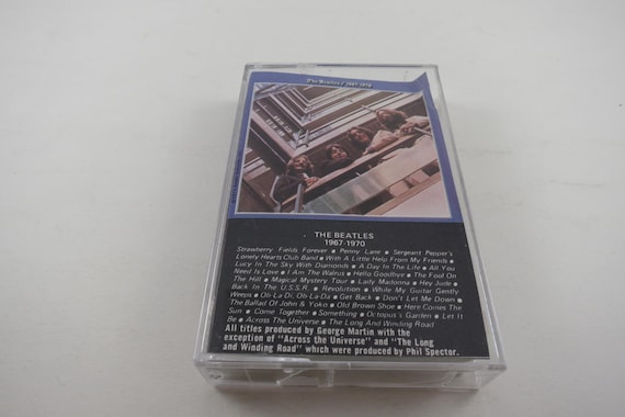 1978 Cassette Tape The Beatles 1967-1970 (Blue Album)