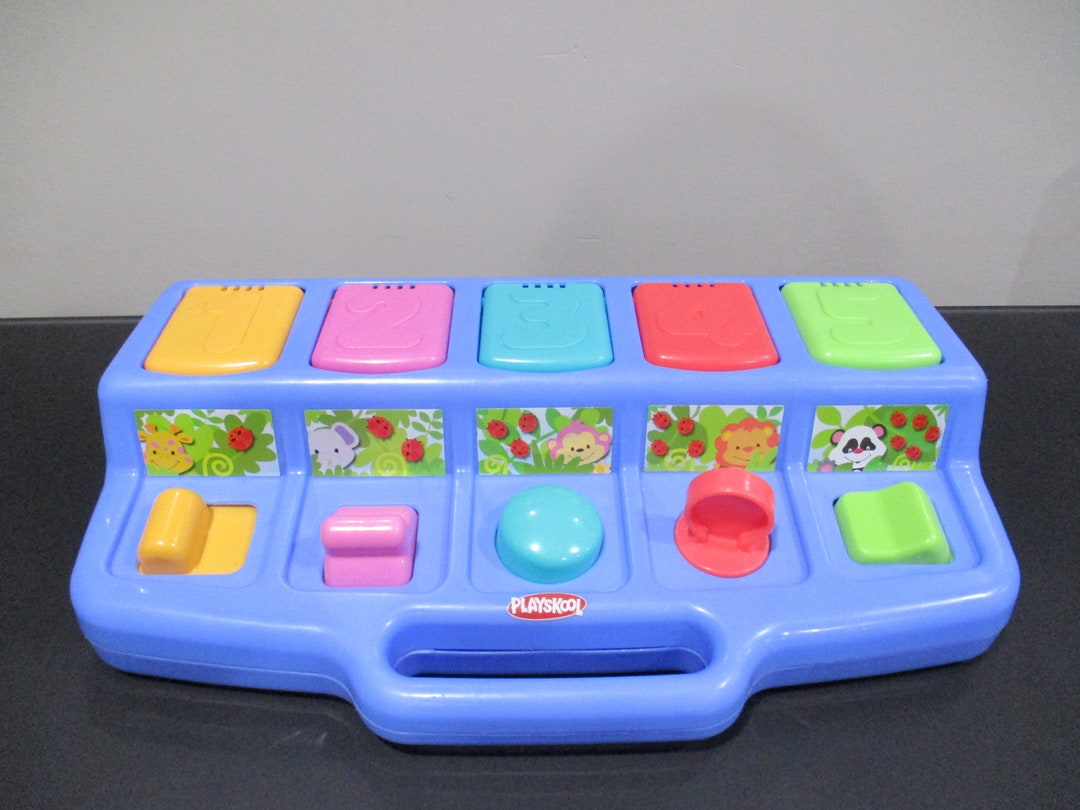 Vintage 1995 Playskool Poppin Pals Baby Pop up Toy Works Etsy