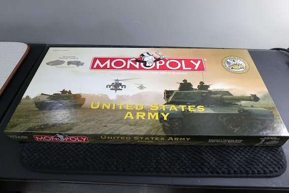 Vintage 2002 Monopoly US Army Edition Board Game, Complete