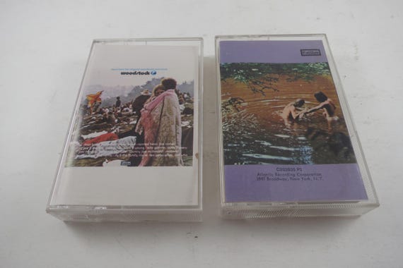 Vintage 1976 Woodstock Soundtrack Cassette Tape Set