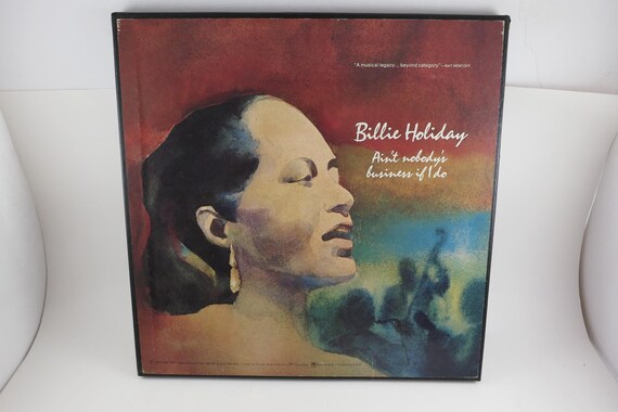 Vintage 1975 Vinyl LP Box Set Ain't Nobody's Business If I Do Billie Holiday