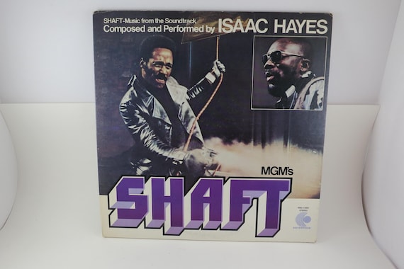Vintage 1971 SHAFT Soundtrack Vinyl LP Record - Isaac Hayes