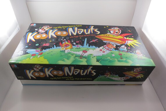 Vintage 1995 Milton Bradley Board Game Koo Nauts The Game 100 Percent Complete Excellent Condition