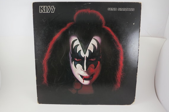 Vintage 1978 KISS Gene Simmons Vinyl LP Record