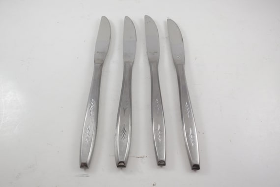 Ekco Eterna Stainless Hollow Knives - Set of 4 - EKS21 Pattern