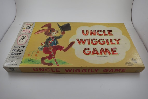 Vintage 1961 Uncle Wiggily Board Game by Milton Bradley Early Version Complete