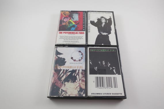 Vintage 1980's Psychedelic Furs Cassette Tapes World Outside Talk Talk Talk All Of This And Nothing Sold Individually