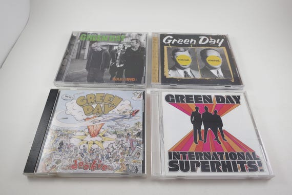 Vintage 1990's Green Day CD's Dookie Nimrod Kerplunk American Idiot Sold Individually