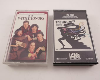 Vintage 80s-90s Movie Soundtracks Cassette Tapes: Starting with W-Q-U-V-Y-Z